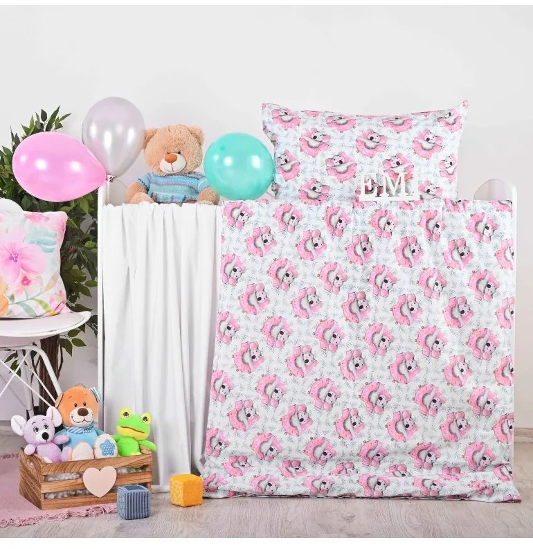 EMI Koala gyermek pamut ágyneműhuzat, Gyerekgarnitúra 90x130 + 45x65