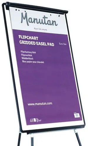 Manutan Expert  Manutan flipchart tábla, nem mágneses%