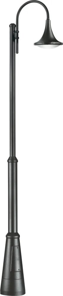 NOVOLUX 672D-L0234B-04 PANA Kandeláber Antracit, Fehér LED IP65
