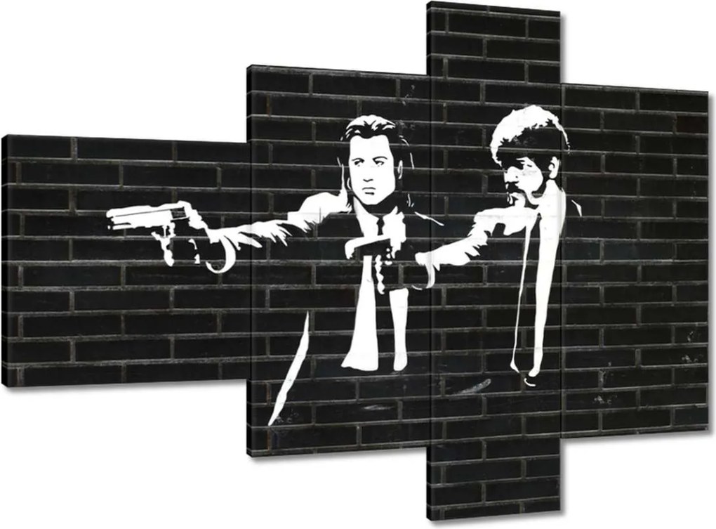 Festmények 100x70 Ponyvaregény Graffiti