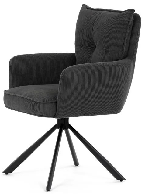 Szürke Kordbársony Étkezőszék. HC-X1128 GREY2