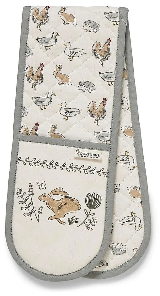 Country Animals pamut dupla edényfogó - Cooksmart ®