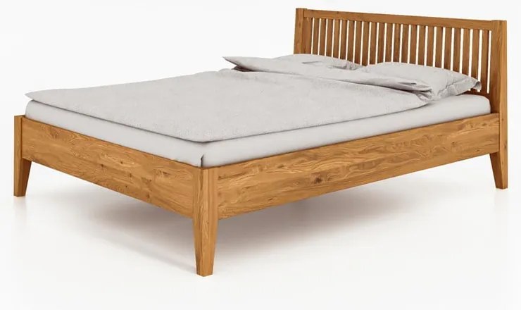 Tölgyfa franciaágy 200x200 cm Odys - The Beds