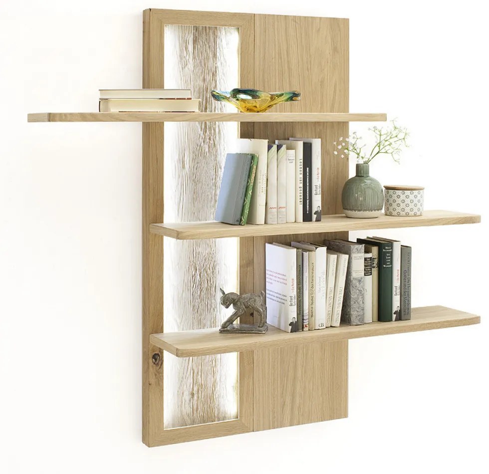 SANTORI T53 Fali három polcos panel - könyvespolc 121cm