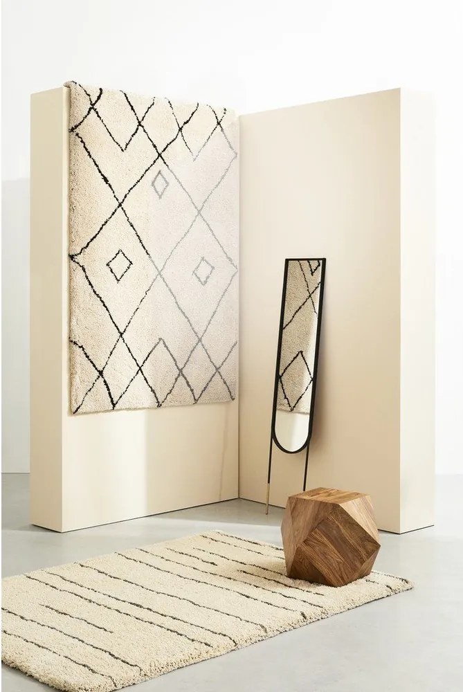 Sötét natúr színű sheesham fa dohányzóasztal 42x42 cm Egypt – Bizzotto