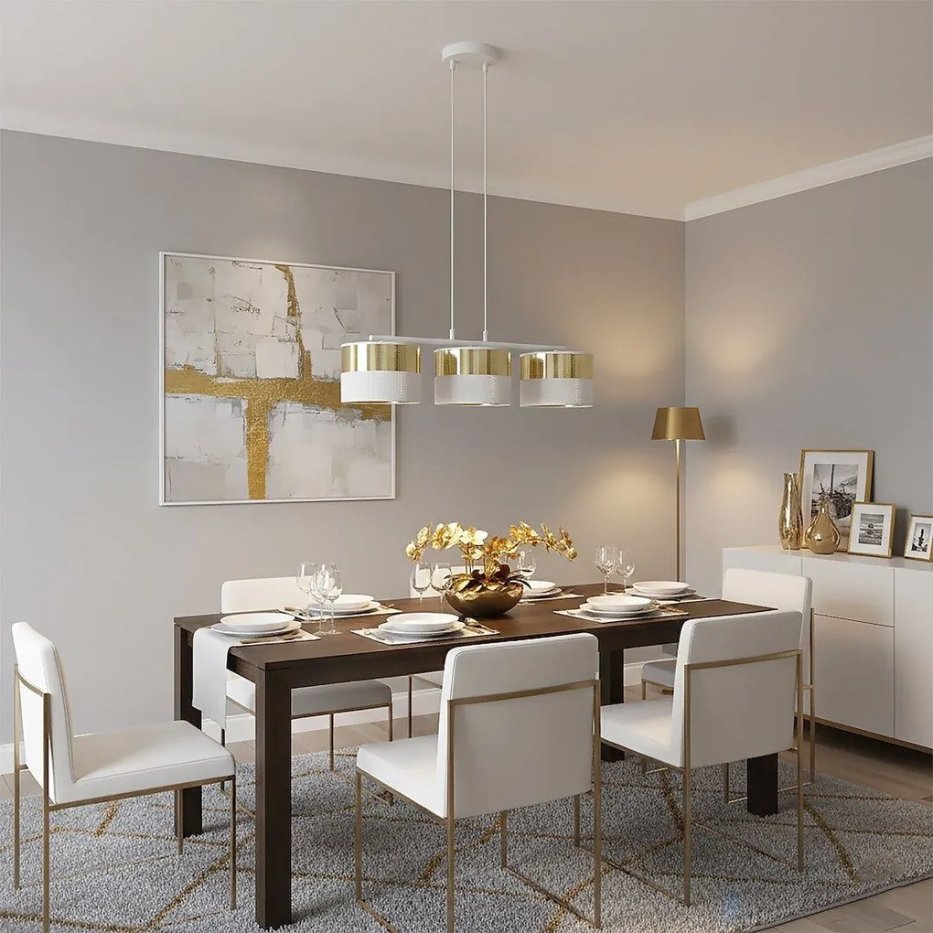 Emibig modern függeszték lux fekete arany emi1650/3