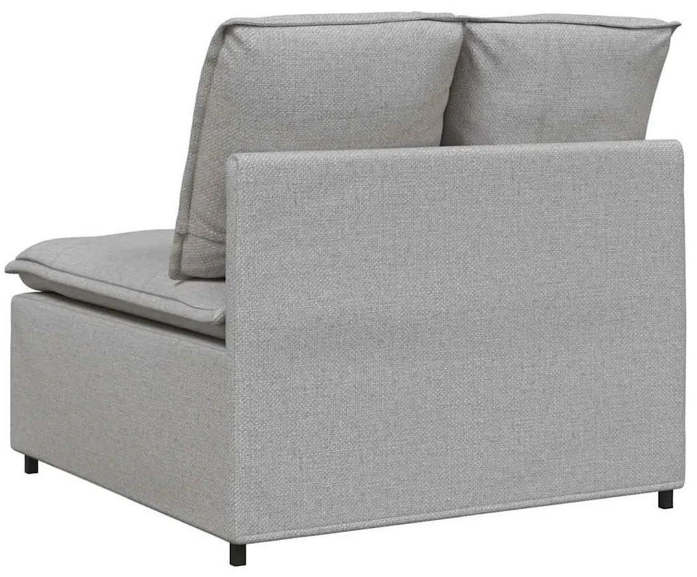 felhőszürke moduláris kanapé középső modul párnákkal 100 cm