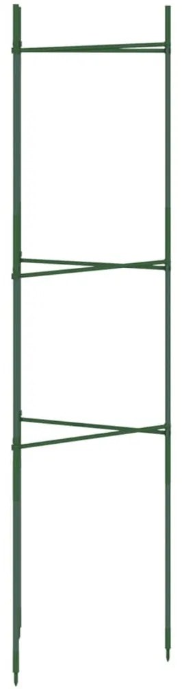 6 db acél és polipropilén paradicsomketrec 116 cm