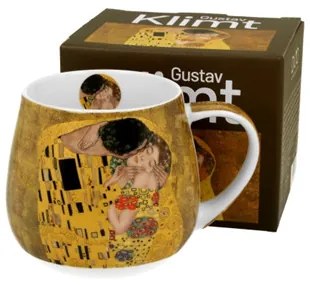 Porcelánbögre 430ml,dobozban, Klimt:The Kiss