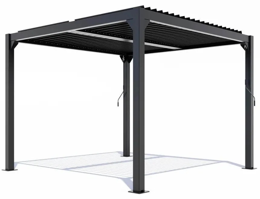 Alumínium bioklimatikus pergola lamellákkal 4 x 3 M