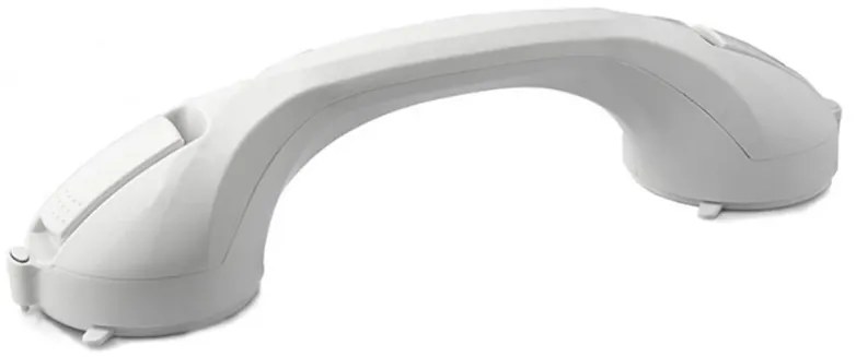 Spirella Fürdőszoba fogantyú tapadókorongokkal ésSAFE jelzővel, fehér, 40 cm