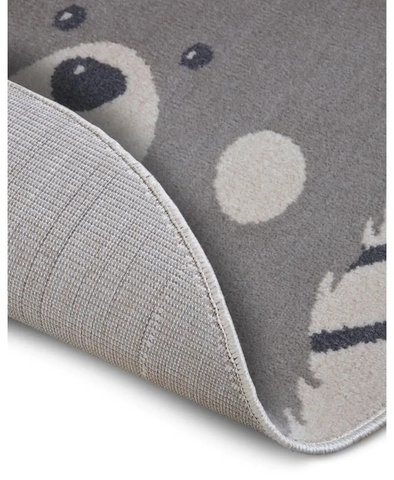 Szürke gyerek szőnyeg ø 140 cm Bear – Hanse Home