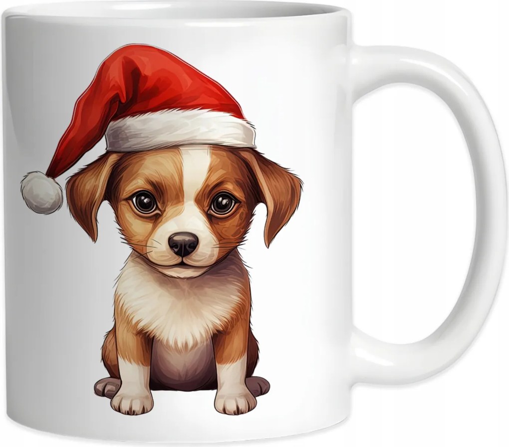 Karácsonyi bögre Russell Terrier Kutyával Karácsony 330ml