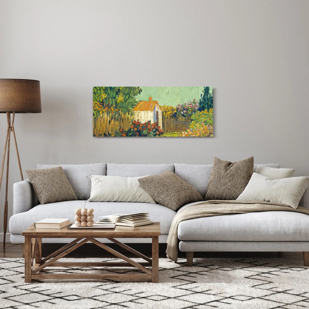 Kép - Imitator of Vincent van Gogh, Landscape, reprodukciók (120x50 cm)