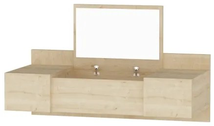 ZAKKUM toalettasztal 33x100 cm bézs