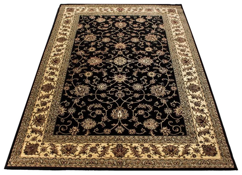 Fekete-aranyszínű szőnyeg 80x150 cm Marrakesh – Ayyildiz Carpets