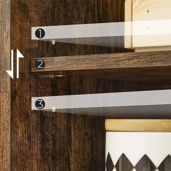 RENE barna szekrény