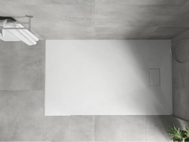 Mexen Hugo téglalap alakú zuhanytálca SMC 140 x 70 cm, fehér - 42107014