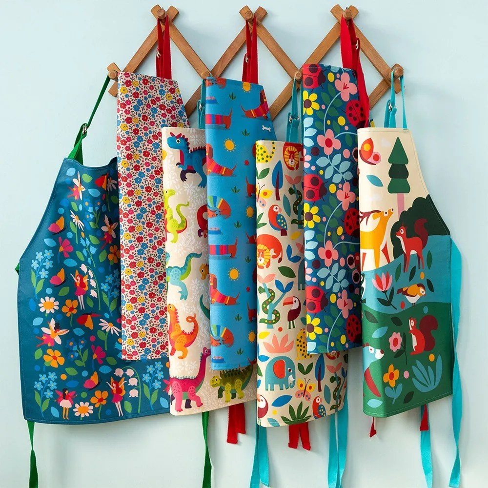 Pamut gyerek kötény Woodland – Rex London