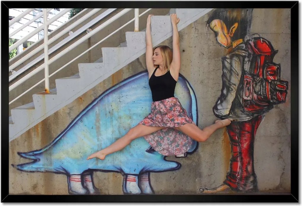 Poszterek keretben 60x40 Graffiti Utcaművészet