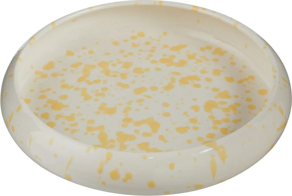 BOOGY SPLASH tésztás tányér 24 cm , sárga
