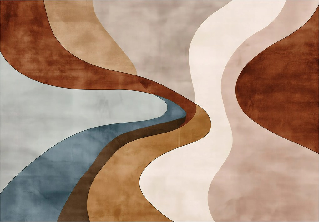 Fotótapéta Art Deco Absztrakció Hálószoba Nappali Tapéta Végyes Szálas 300x210