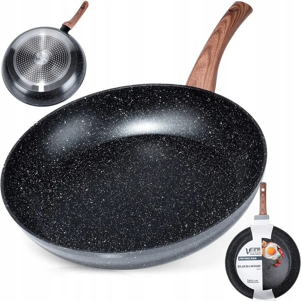 Gránit serpenyő pároláshoz Vilde 32 cm indukciós gázhoz