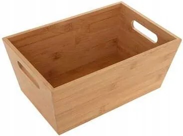 Bambusz Kosár 20x30cm natúr dekoratív