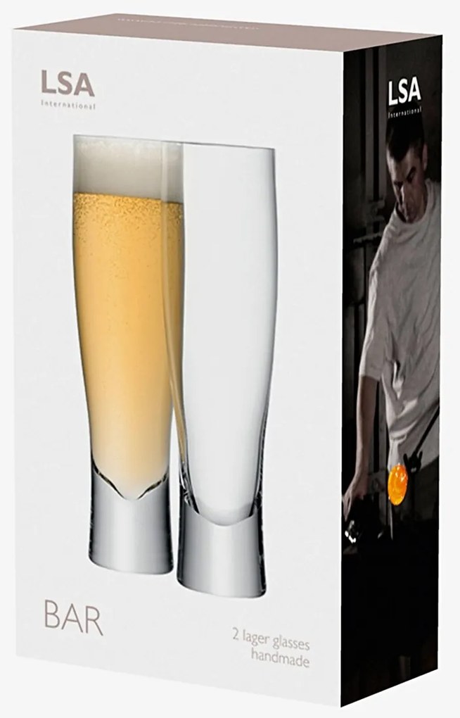 LSA International Sörös pohár Bar, 550 ml, áttetsző, 2db-os készlet - LSA