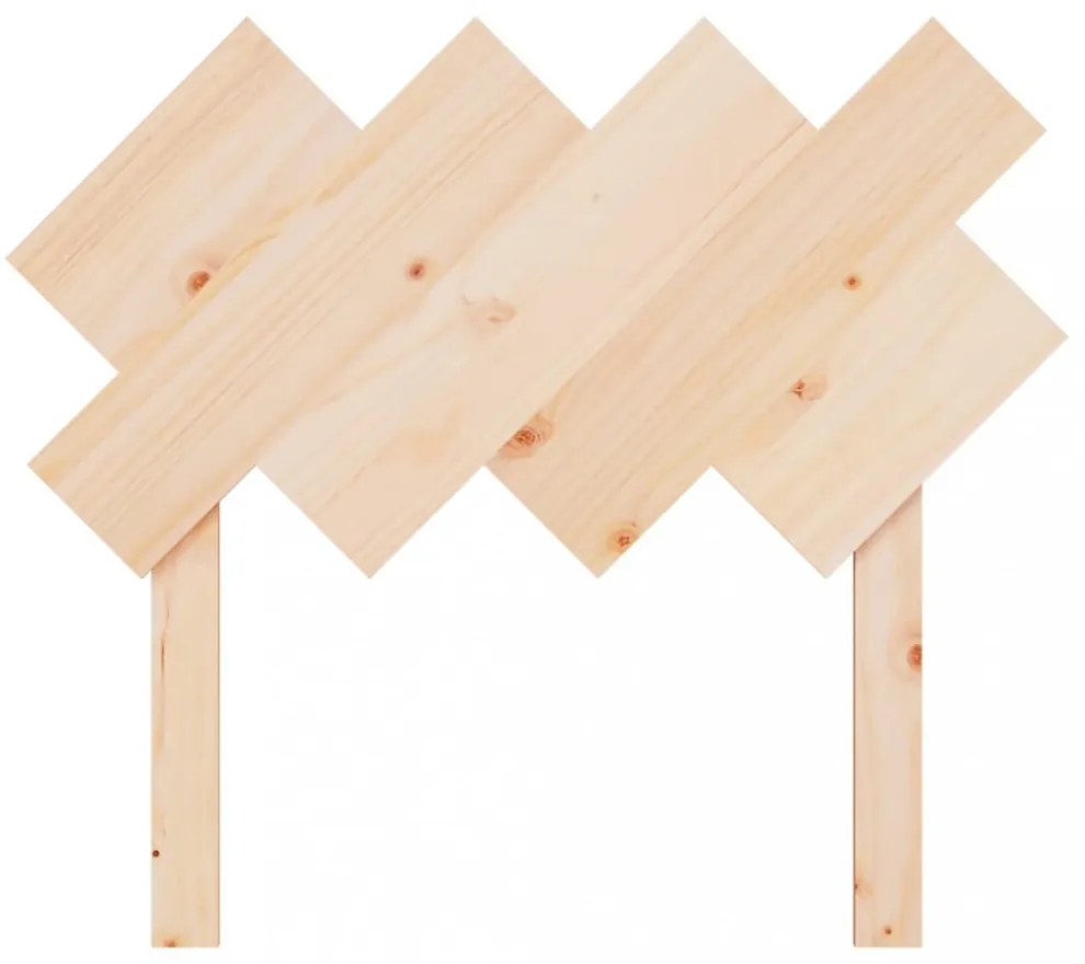 tömör fenyőfa ágyfejtámla 92x3x81 cm