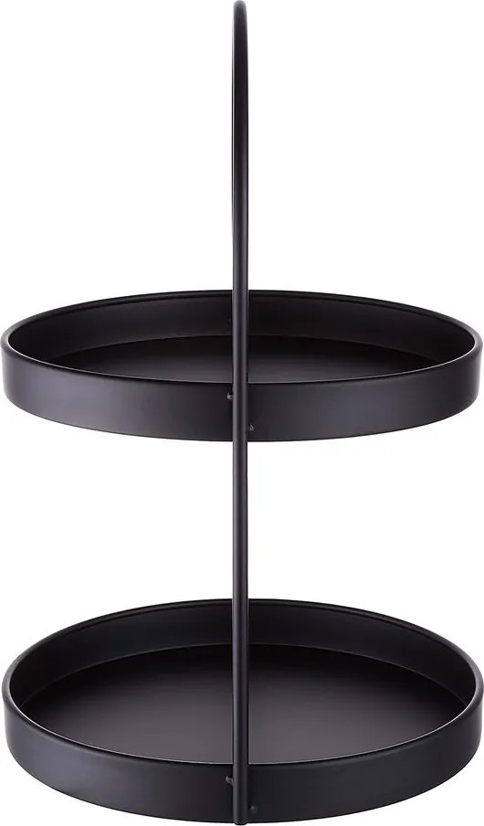 SIDELINE emeletes tálaló, fekete 35cm