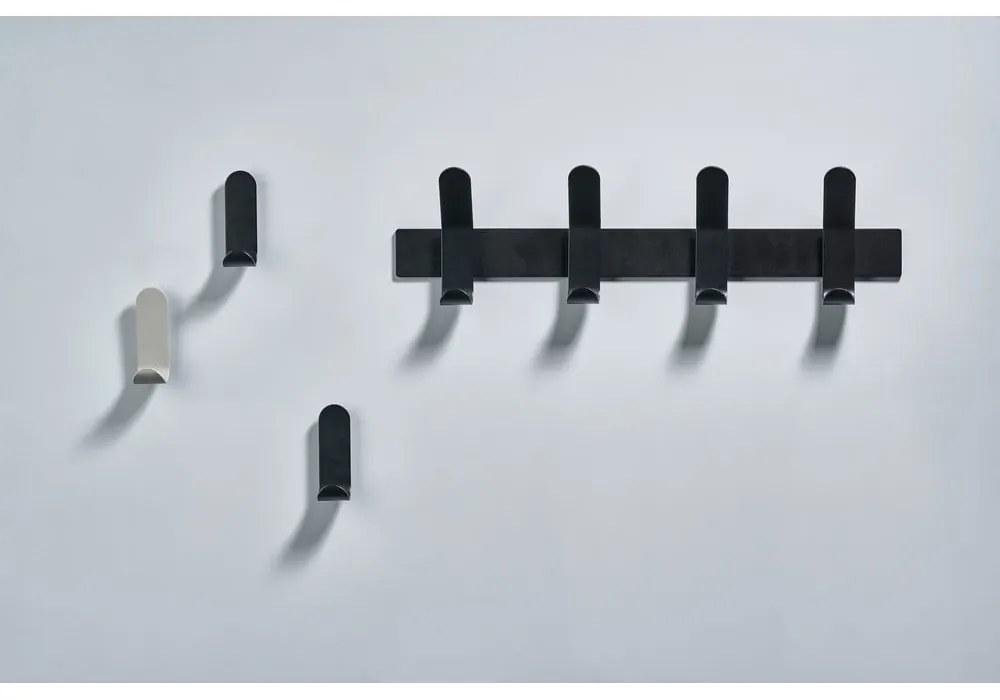A-Rack Soft Grey szürke acél fali fogas - Zone