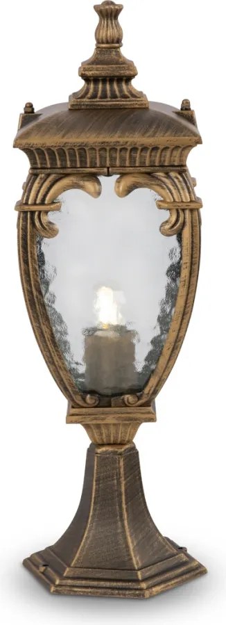 MAYTONI O414FL-01GB Klasszikus Kültéri Állólámpa Antik Bronz, Fekete, Arany E27 IP44