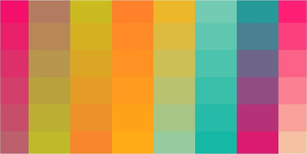 Konyhai panel Színes négyzetek 140x70 cm Ragasztó