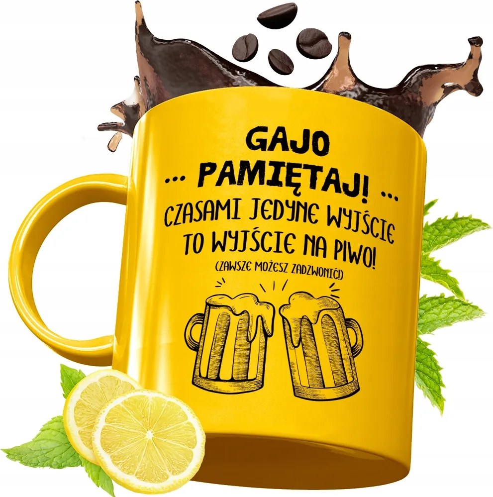 Arany Prémium Bögre Gaia Születésnapra Ajándék Nyomtatott