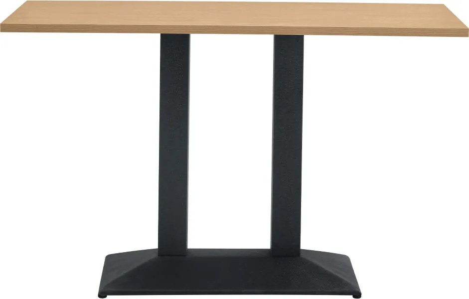 Bisztró asztal, tölgy sonoma/fekete, 120x60 cm, RINALDO TYP 2