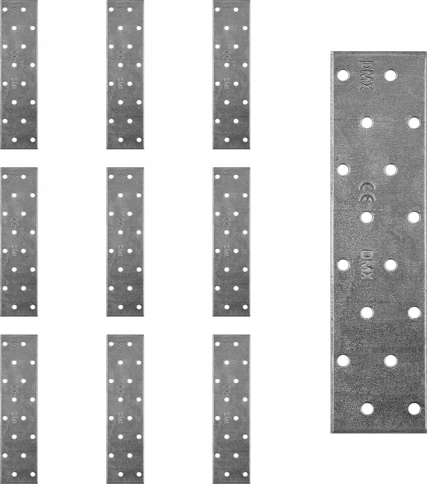 PP4 Perforált Csempe Ács Összekötő 40x160x2 10db Domax Lapostányér