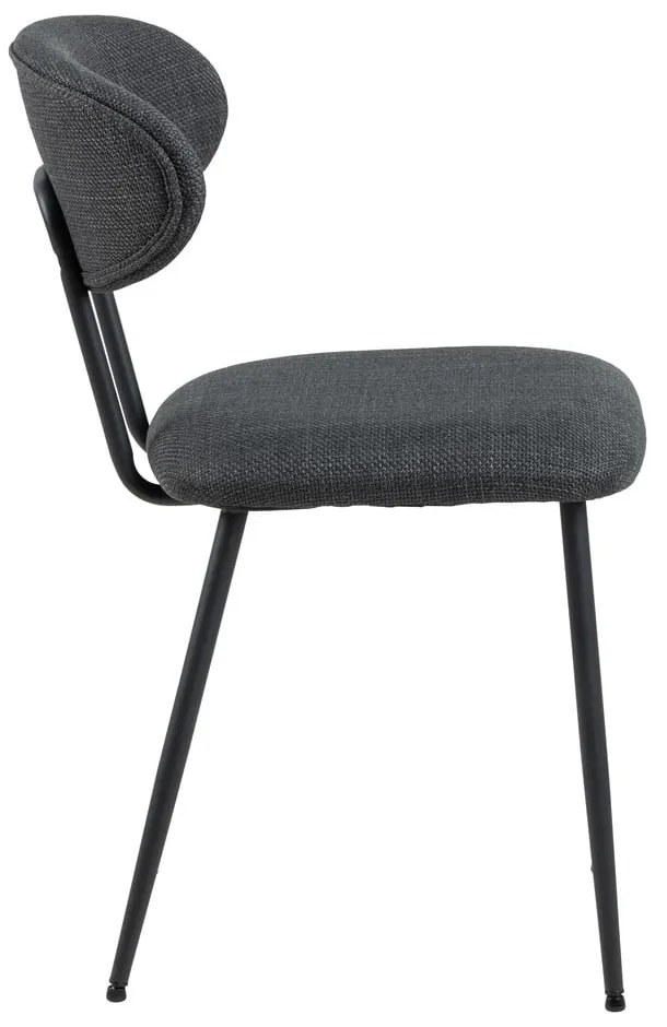 Antracitszürke étkezőszék szett 2 db-os Denise – Actona