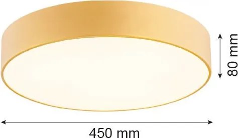 ARGON 1458 DARLING Ernyős Mennyezeti Lámpa Arany E27 IP20
