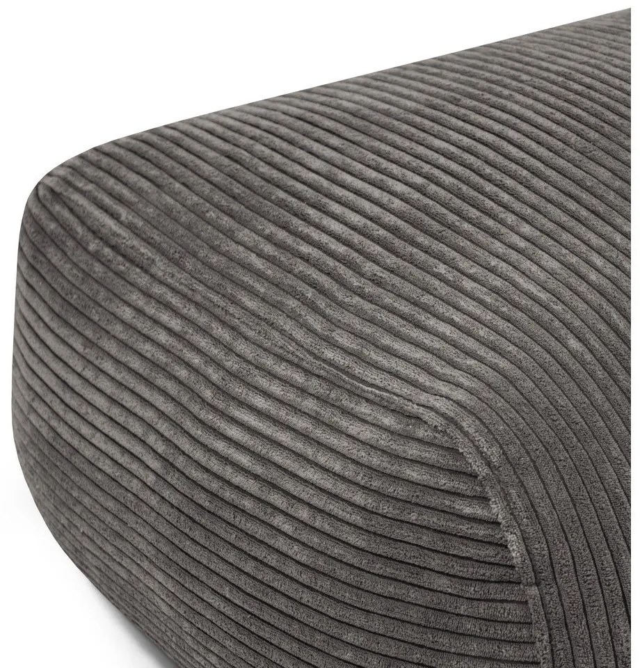 Barna kordbársony babzsákfotel Snug 130 – SLOWDOWN