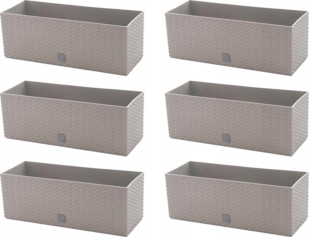 6db Erkélyláda öntözőrendszer 50cm