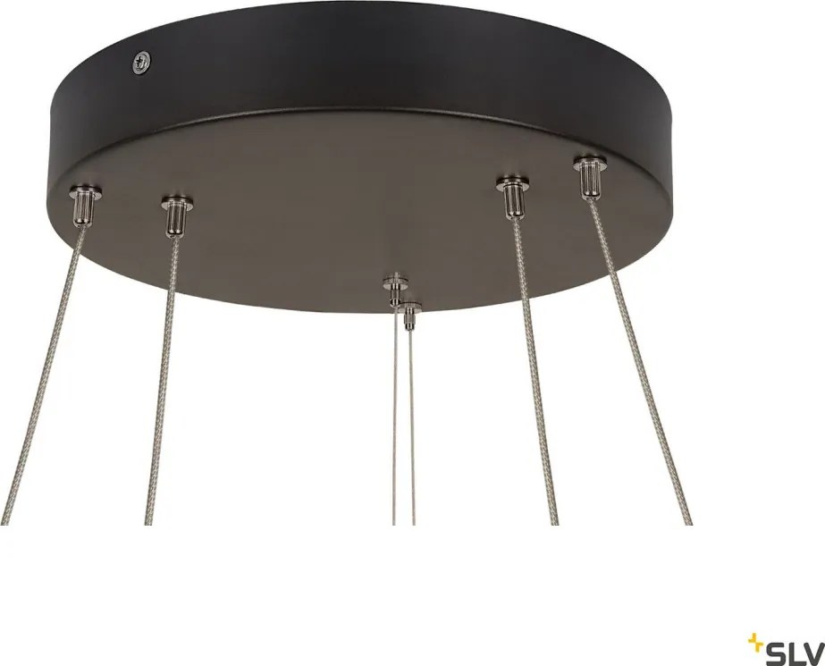 SLV 1004765 ONE Modern Led Függesztett Lámpa Fekete LED IP20