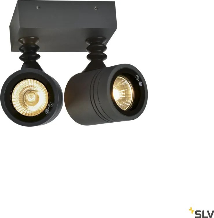 SLV 233095 MYRA Modern Kültéri Mennyezeti Lámpa Antracit GU10 IP55