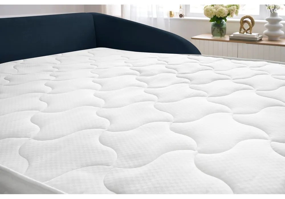 Sötétkék kinyitható kanapé 235 cm Cezanne – Bobochic Paris