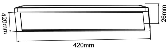 Brilliant - Fényerőszabályozható LED mennyezeti lámpa SORELL LED/24W/230V fekete + távirányító
