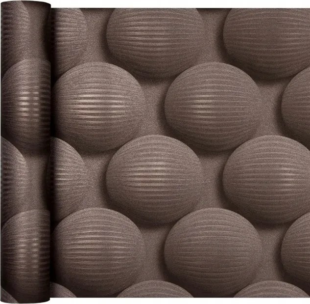 Tapéta Gömbök, Kerekek, Geometrikus, 3D Flizelin