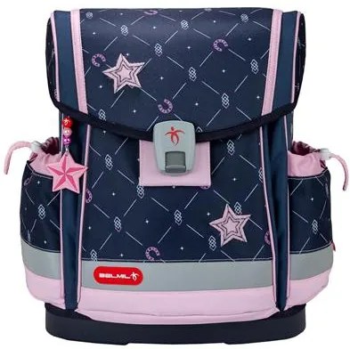 Iskolatáska, mágneszárral, BELMIL Classy Plus Midnight Gallop, lópatkó (BL40578AG18L)