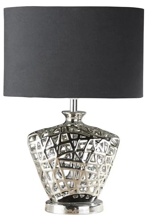 Searchlight EU4552CC - Asztali lámpa NETWORK 1xE27/60W/230V