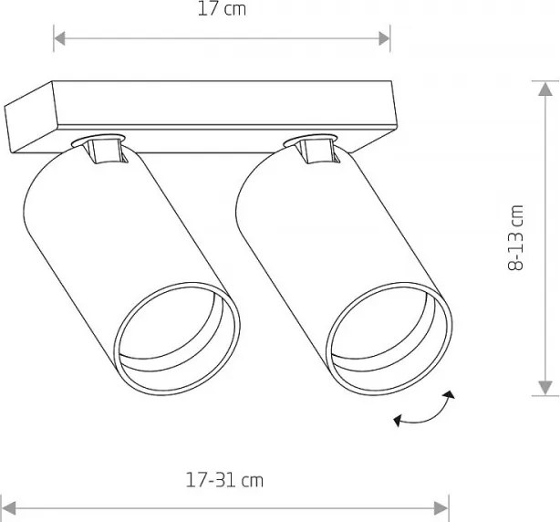 Mennyezeti Lámpa Fehér MONO