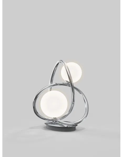 Wofi 8014-207 - LED Asztali lámpa NANCY 2xG9/3,5W/230V fényezett króm